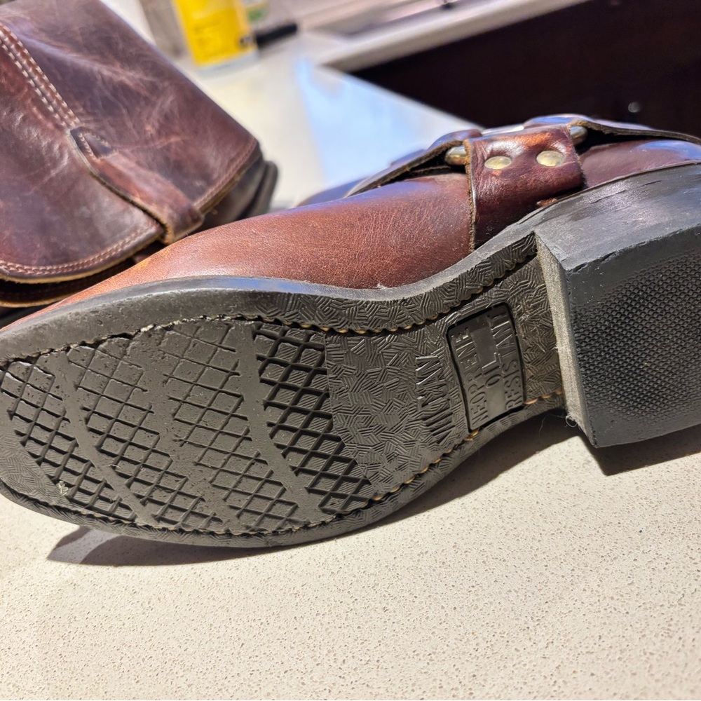 Women’s top grain Brown Leather Boots - Picture 7 of 8